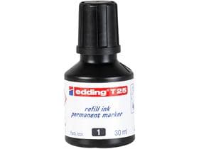 Recharge d'encre noire Edding T-25 avec système de dosage par gouttes