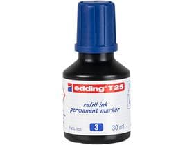 Recharge d'encre edding T-25 bleue avec système de dosage par gouttes