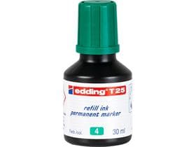 Recharge d'encre edding T-25 verte avec système de dosage par gouttes