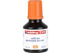 Recharge d'encre edding T-25 orange avec système de dosage par gouttes