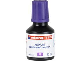 Recharge d'encre edding T-25 violette avec système de dosage par gouttes