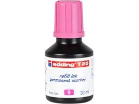 Recharge d'encre edding T-25 rose avec système de dosage par gouttes