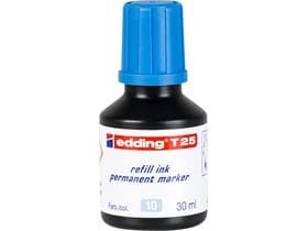 Recharge d'encre edding T-25 bleu clair avec système de dosage par gouttes