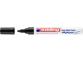 Marqueur peinture edding 750-CREA noir pointe ronde 2-4 mm