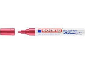 Marqueur peinture edding 750-CREA rouge pointe ronde 2-4 mm