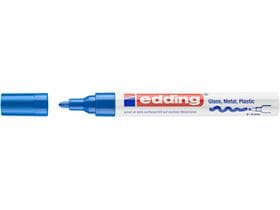 Marqueur peinture edding 750-CREA bleu pointe ronde 2-4 mm