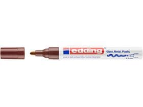 Marqueur peinture edding 750-CREA marron pointe ronde 2-4 mm