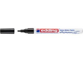 Marqueur peinture edding 751-CREA noir pointe ronde 1-2 mm
