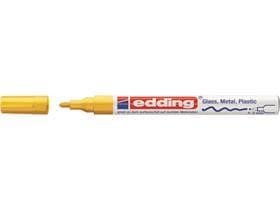 Marqueur peinture edding 751-CREA jaune pointe ronde 1-2 mm