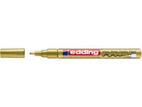 Marqueur peinture edding 751-CREA pointe ronde dorée 1-2 mm