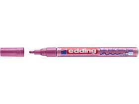 Marqueur peinture Edding 751-CREA rose métallisé, pointe ronde 1-2 mm