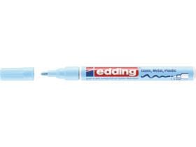 Marqueur peinture Edding 751-CREA bleu pastel pointe ronde 1-2 mm