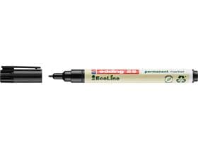 Marqueur permanent edding 25 EcoLine noir, pointe ronde 1 mm, respectueux de l'environnement