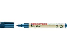 Marqueur permanent edding 25 EcoLine pointe ogive bleue 1 mm, respectueux de l'environnement
