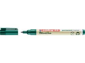 Marqueur permanent edding 25 EcoLine pointe ogive verte 1 mm, respectueux de l'environnement
