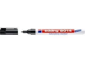 Marqueur de laboratoire edding 8014 noir pointe ronde 1 mm
