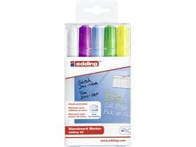 Pennarello per lavagne in vetro Edding 90ass E-5 099 punta tonda 2-3 mm