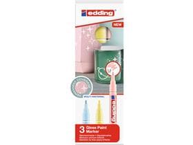 Marqueur peinture Edding 751-CREA E-3 pointe ronde pastel 1-2 mm