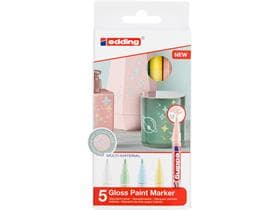 Marqueur peinture Edding 751-CREA E-5 pointe ronde pastel 1-2 mm