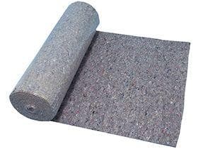 Non-tissé absorbant 1x50 m, 220 g/m², Buildingprotect, 1,0 m x 50 m courants, gris,