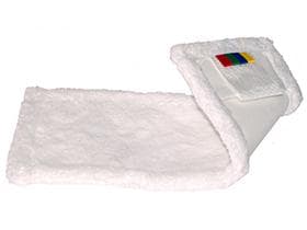 Mocio in microfibra, borsa 3 in 1, dimensioni interne: 40 x 12 cm, bianco, poliestere,