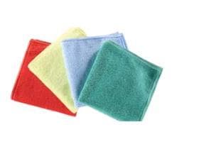 Panno in microfibra Frotty, rosso, 240 g/m2, 38 x 38 cm, lavabile fino a 90°C