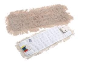 Mocio in cotone, sacco e patta 3 in 1, 50 x 16 cm, beige, 100% cotone