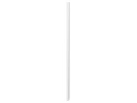 Pailles droites en bioplastique, ø 8 mm, longueur 250 mm, couleur blanche