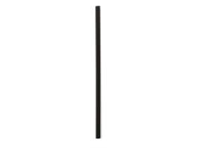 Pailles droites en bioplastique, ø 6,8 m, longueur 156 mm, couleur noire