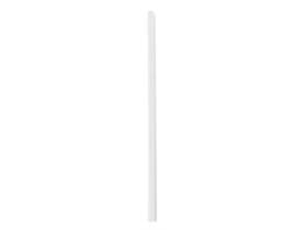 Pailles droites en bioplastique, ø 7 mm, longueur 210 mm, couleur blanche