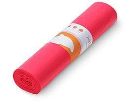 Sacs poubelle Tapira LDPE 70 lt, 57,5 x 100 cm, 37 my, rouge