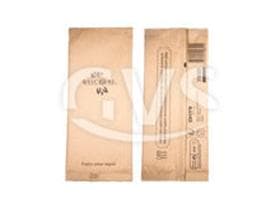 Sac à couverts en papier, marron naturel, imprimé « Bienvenue » avec serviette 2 plis