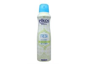 Deodorante spray Elkos Fresh per donna, 200 ml senza sali di alluminio, protezione 24 ore
