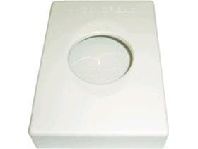 Distributore di sacchetti igienici in PE, 138 x 98 x 26 mm, bianco,