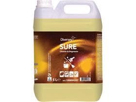 Sgrassatore e detergente per pavimenti Diversey SURE Cleaner & Degreaser, 2 contenitori da 5 l