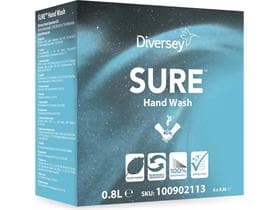 Savon pour les mains SURE, 6 flacons de 800 ml