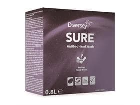 Savon pour les mains Sure Antibac, 6 flacons de 800 ml