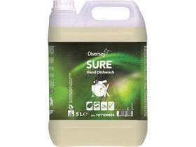Detersivo per piatti Diversey SURE Hand Dishwash, 2 taniche da 5 l