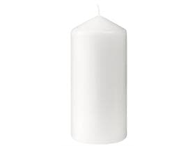 Candele a colonna 130x60mm, bianche