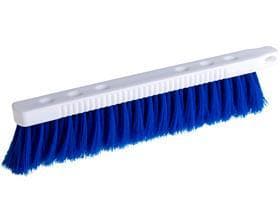 Scopa igienica per farina 30 cm, corpo PP bianco, finiture PE PBT blu