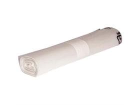 Sacchi per rifiuti da 120 litri, resistenti, trasparenti 800 x 1000 mm, 50 my, senza chiusura.