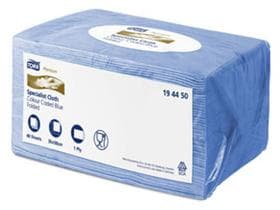 Panno speciale per la pulizia Tork Premium, tessuto non tessuto blu, 1 velo, 38 x 30 cm,