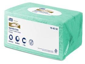 Panno speciale per la pulizia Tork Premium, tessuto non tessuto verde, 1 velo, 38 x 30 cm,