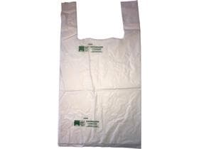Sacchetti per camicie in LDPE 60 my, bianchi, 310 + 300 x 560 mm, non stampati