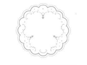 Sottobicchiere "Decoro Argento" Airlaid, ø 180 mm,