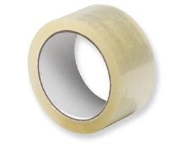 Klebebänder PP Hot Melt, transparent 38 mm x 66 lfm, Karton à 6 kg