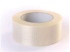 Nastro filamentare, 75 mm x 50 m, rinforzato longitudinalmente e trasversalmente