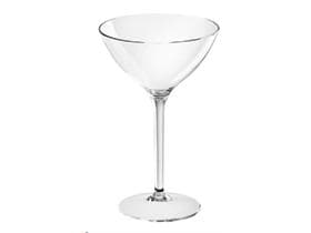 Bicchiere da champagne/martini riutilizzabile 3 dl, trasparente, ø 115 mm, altezza 180 mm