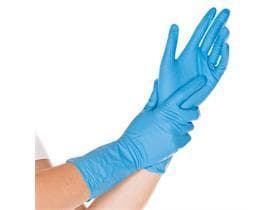 Guanti di protezione chimica in nitrile, blu, taglia XL, senza polvere, "SUPER HIGH RISK"