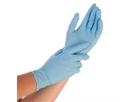 Guanti in nitrile Safe Premium, taglia S, senza polvere, blu, lunghezza 24 cm